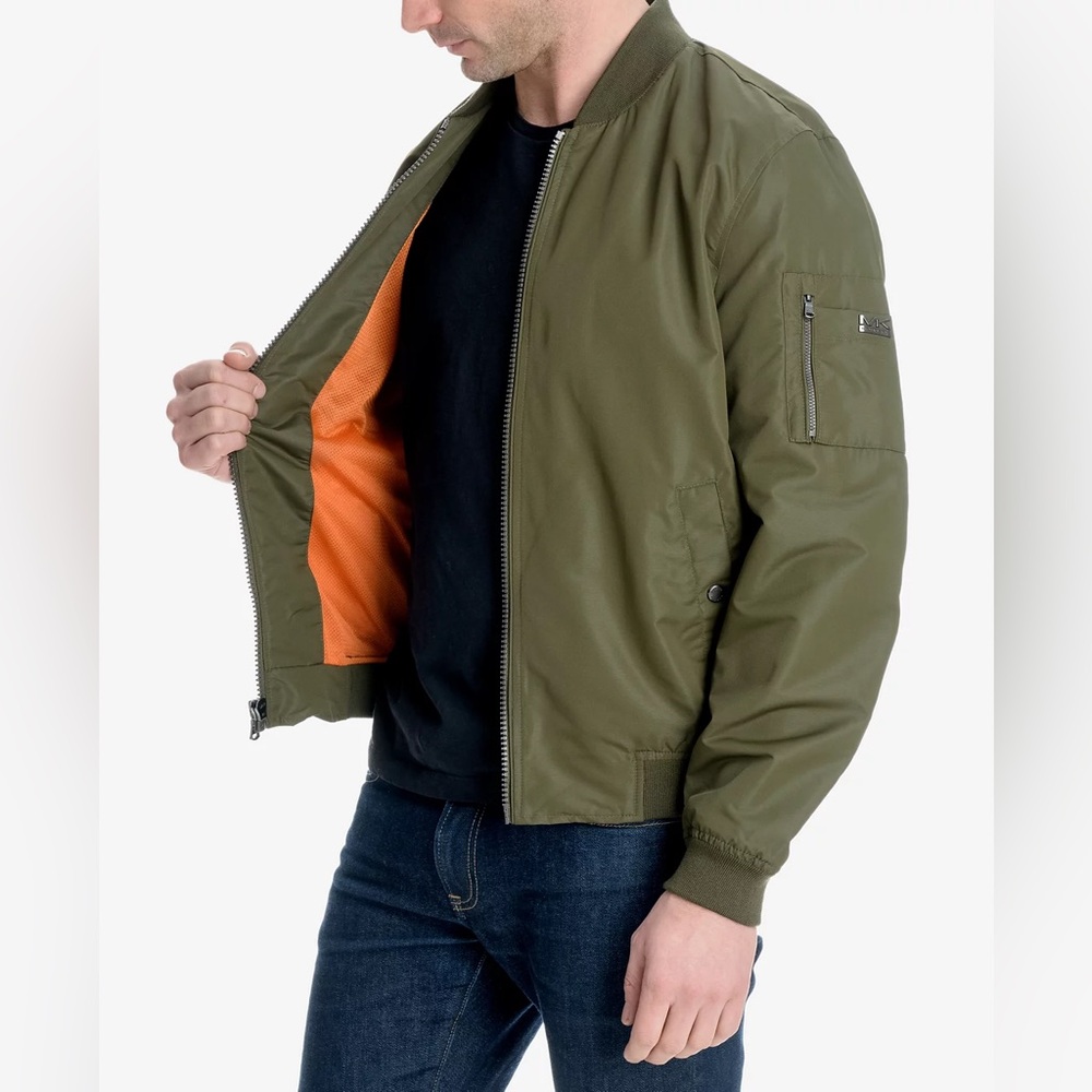Michael Kors Bomber - Medium (Military Olive)